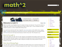 Tablet Screenshot of mathematics2.com